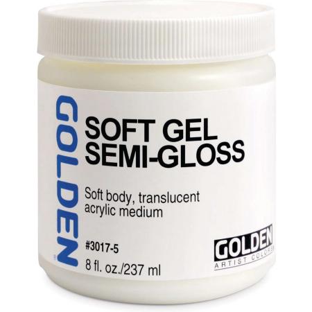 Golden | Gel Mediums | Soft Gel (Semi-Gloss) | Pot á 237ml